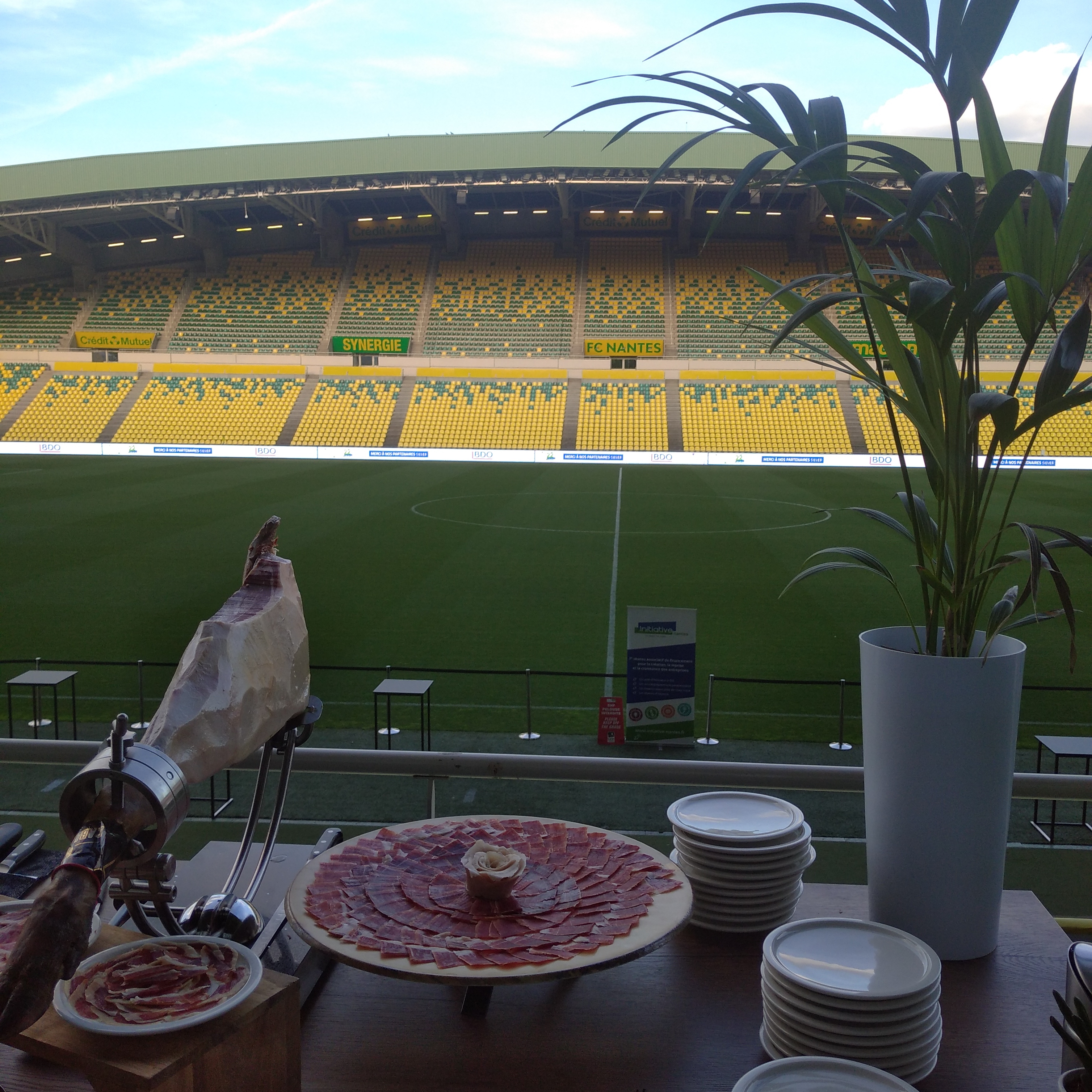 Jambon ibérique bellota Nantes stade de la Beaujoire