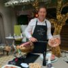 Démonstration de coupe de jambon espagnol Bellota