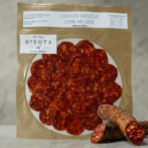Chorizo artisanal 100% ibérique bellota tranché sachet 100g