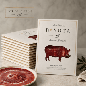Lot 10 sachets 100g jambon 100% ibérique bellota tranché Extremadure